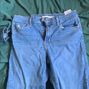 Levi’s high rise super skinny jeans